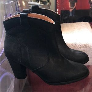 Clark’s suede booties